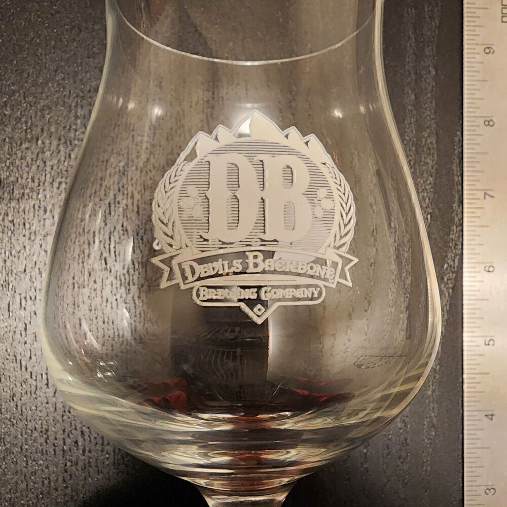 Devil's Backbone Brewing Company Peak Series Beer Goblet Set Of TWO (2)